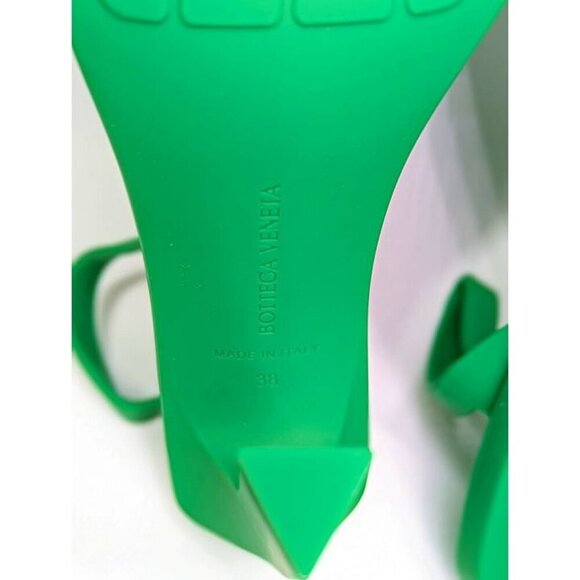 Bottega Veneta Jimbo Women's Slingback Rubber Heeled Sandals Size 38 (MSRP $890) - Picture 11 of 12